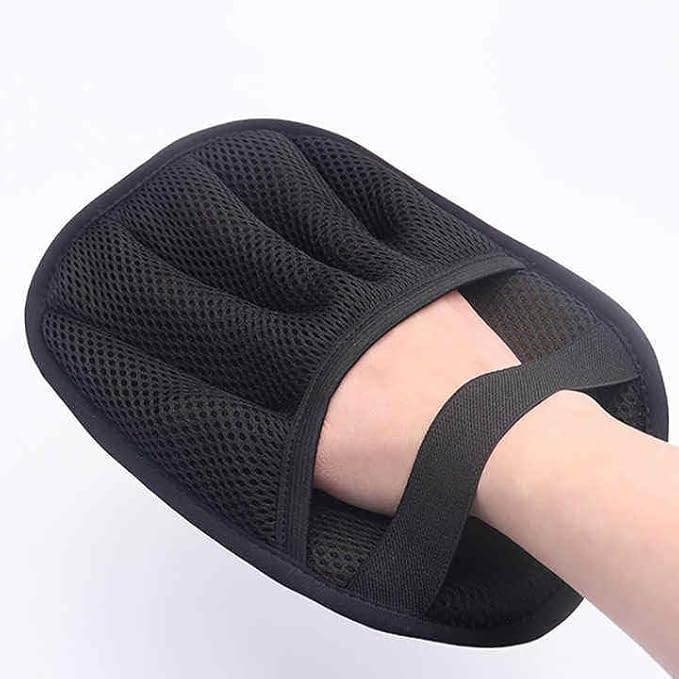 2 PCS Pet Hair Removal Glove for Cats & Dogs–Reusable Magic Brush Pet Hair Remover,Upgraded 5-Finger Electrostatic Pet Hair Gloves, Removes Loose Hair from Furniture,Clothes & Car Seats