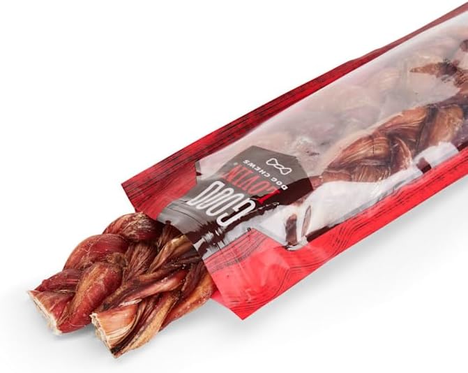 Good Lovin' by Petco Braided Bully Stick Dog Chew 2.1 oz. Count of 2