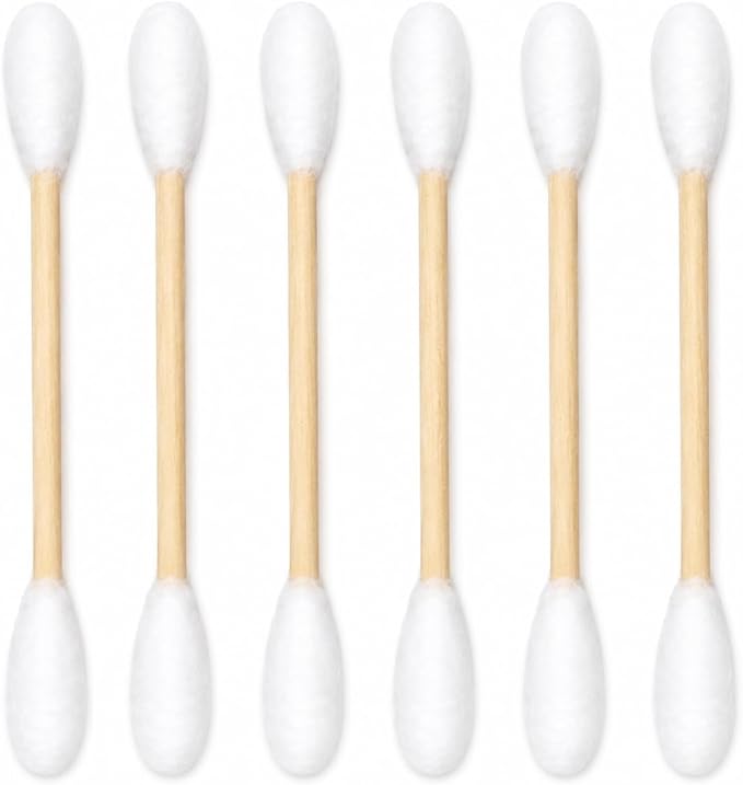 Cotton Swab Cat Toys with Catnip, 6 Pack Catnip Toys for Indoor Cats, Giant Kitty Kicker Plush Chew Sticks, Durable Felt Interactive Cat Toys for Kittens and Adult Cats (Beige)