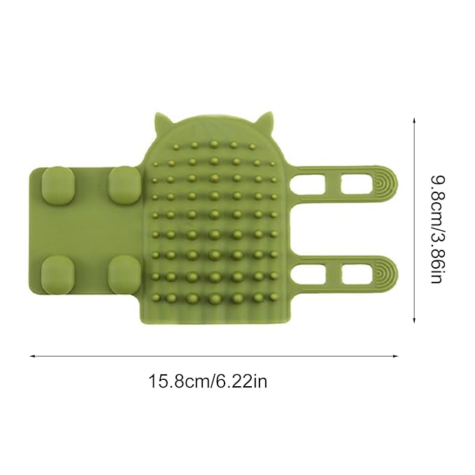 Self Groomers Soft Cats Wall Corner Massager Comb Brush Rubs The Face with A Tickling Comb Grooming Supply Self Groomers for Indoor Self Groomers Brush for Scratching Post Self