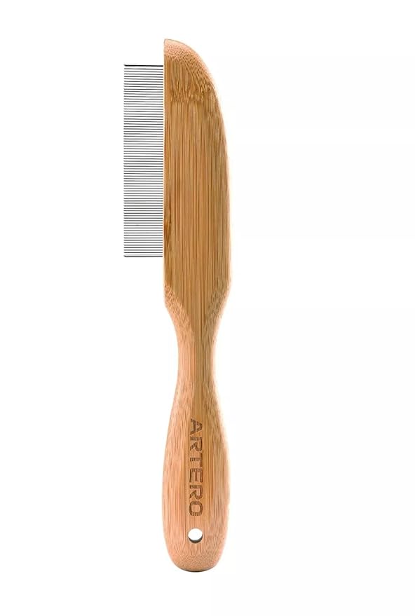 Ergonomic Wood Handle Dog Cat and Pet Grooming Combs Choose Size or Full Set (Full Set - All 4 Combs)