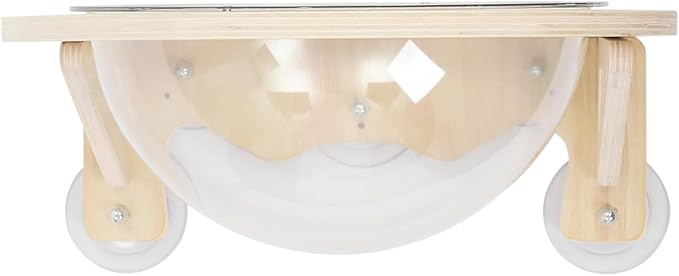 Wall-Mounted Wooden Cat Space Clear Capsule, 16.5LBS Load Capacity Transparent Capsule Kitten Walls Shelves Cat Bed Small Pets Bed Cat Hammock for Sleeping Playing Climbing and Lounging