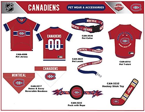 Pets First NHL Montreal Canadiens Jersey for Dogs & Cats, Large. - Let Your Pet Be A Real NHL Fan!