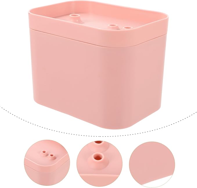 BESTonZON Automatic Cat Water Fountain Dispenser Pink USB Electric Feeder with Flower Shape Outlet Lightweight and Portable Pet Drinking Fountain for Cats and Dogs Easy to