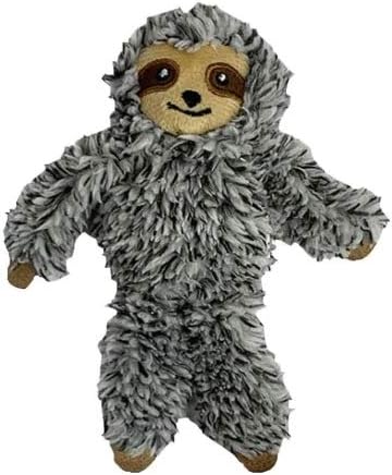 Multipet 60020278 5 in. Sloth Cat Toy Assorted Color