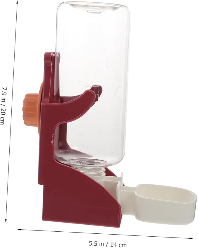 2pcs Pet Hanging Water Feeder for Dogs and Cats Automatic Water Dispenser Bottle Design for Pets Material Easy to Use Watering Device