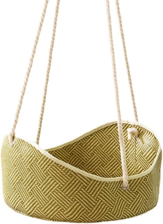 Rattan Cat Hammock - Summer Hanging Basket for Balcony, Cat Bed, Basking Sun Nest, Cage, Pet Supplies