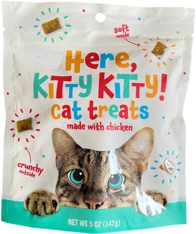 Here Kitty Kitty Cat Treats 5 oz (142g) - Pack of 2