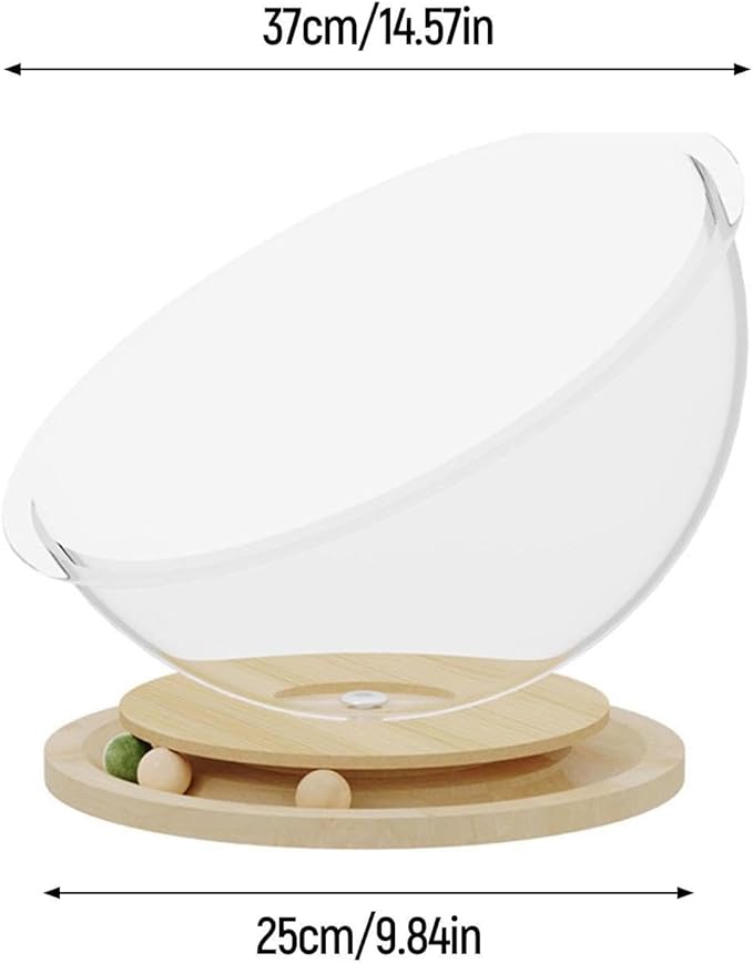 Cat Bed Space Capsule Indoor Sleeping Nest Hammock Wooden Stand Portable Lightweight Stable Furniture for Kittens Suitable for Gift Giving Home Use, L