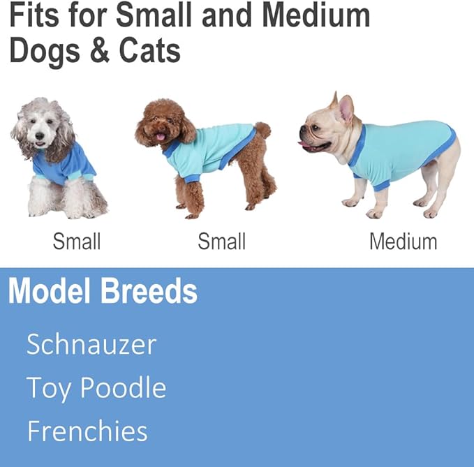Classic Fleece Dog Sweater – Soft & Warm Stretchy Sweatshirt for Small Dogs & Cats, Cold-Weather Pullover for Everyday Wear (Dark Blue, Small)