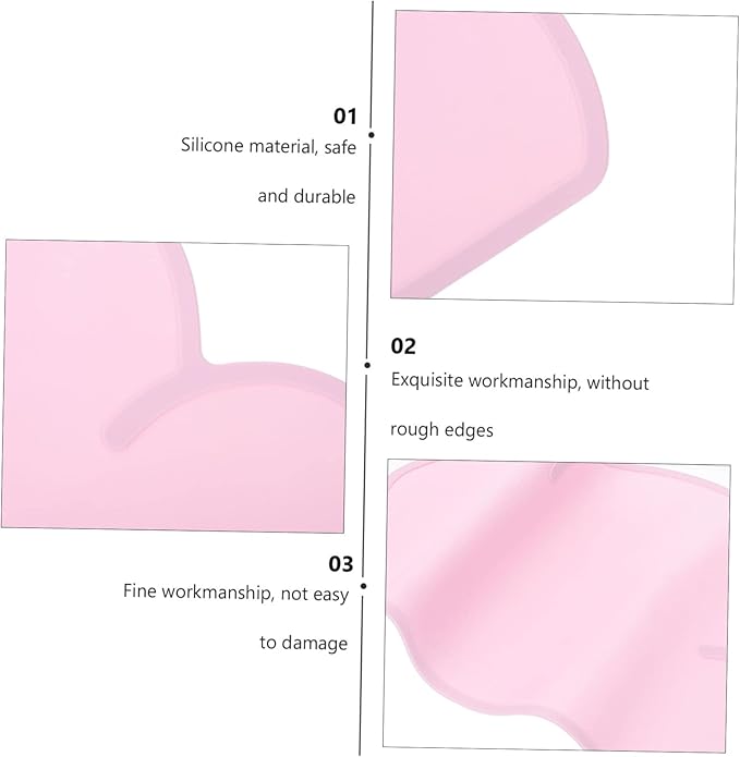 2pcs Dog Food Mat Silicone Pet Placemat Heat Resistant Non-Slip Dog Feeding Pad Cat Feeding Watering Supplies