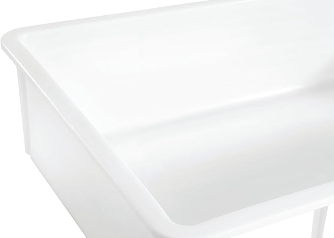 Central Exclusive Plastic Open Non-Stick Litter Box, Great for Small & Large Cats - 18" x 26" x 3"