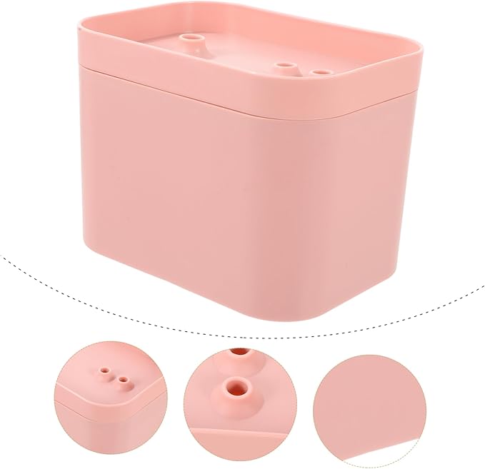 Automatic Cat Water Fountain Pink Dog Drinking Fountain with Mute Pump Portable Pet Water Dispenser for Cats and Kittens Easy to with Fun Flower Shape Outlet