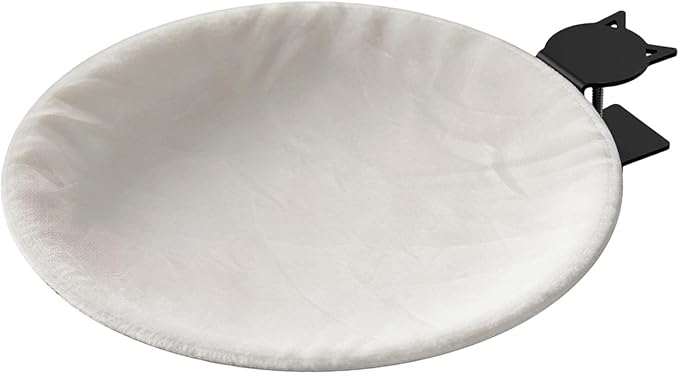 Desk Cat Bed Perch | Cat Bed with Removable Cover, Attaches to Desk, Supports Up to 60lbs, Perfect for Sleeping, Climbing, Furniture, Apartment, Home, Indoor Table, Comfortable Pet Perch