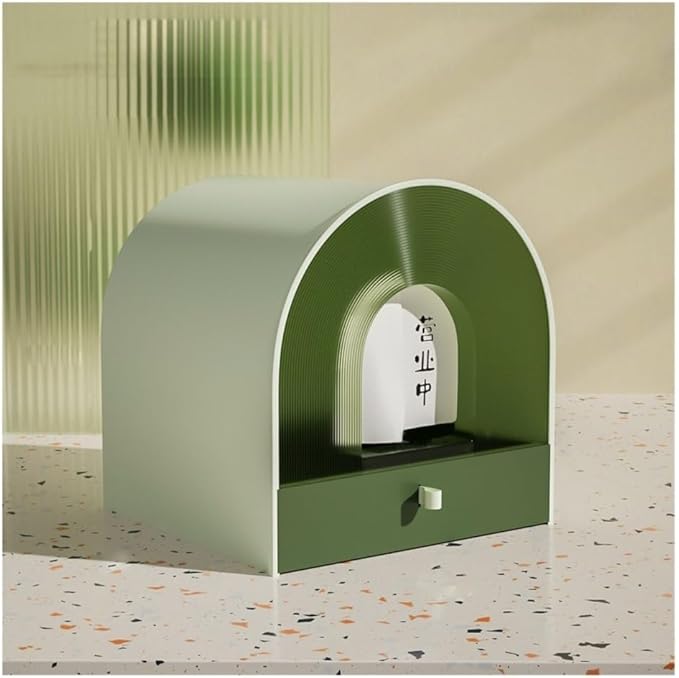 Pet Supplies, Enclosed Cat Litter Box with Hood & Scoop, Large Space Drawer Tray