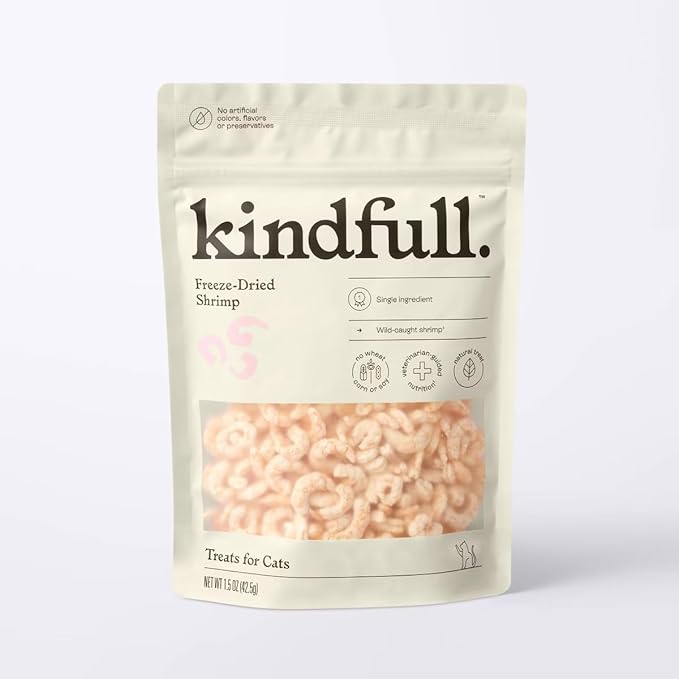 Kindful Freeze-Dried Cat Treats Shrimp Flavor - 1.5oz