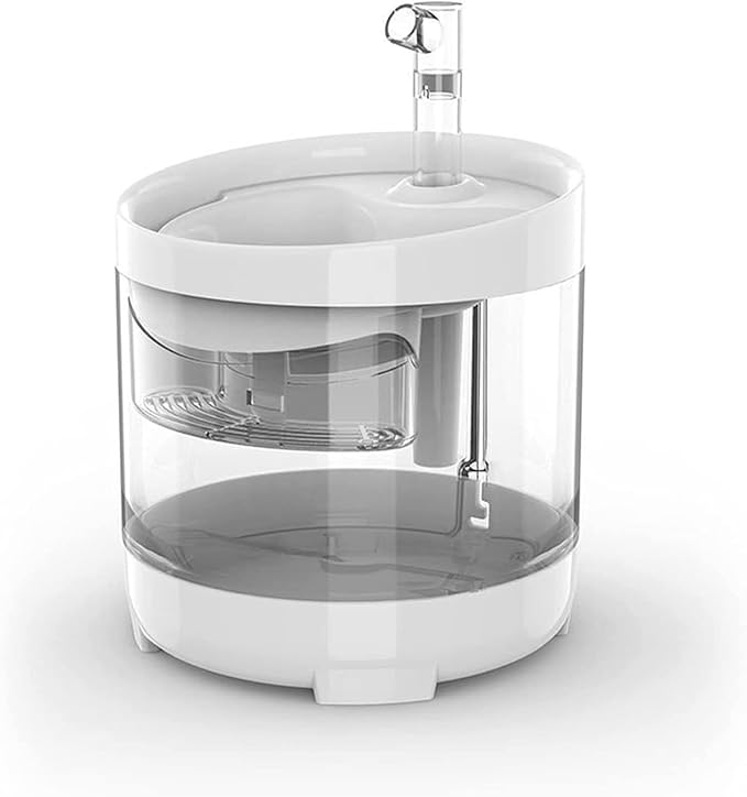 Cat Water Fountain Automatic Pet Drinking Fountain 1.6L Super Quiet Automatic Pet Drinking Fountain with Faucet Kits for Cats Dogs Multiple Water Dispenser