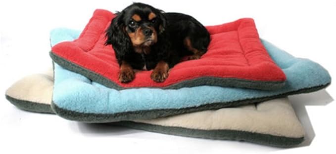 S-Lifeeling Deluxe Bolster Pet Cat Bed Mattress Soft Quilted Comfort Pet Dog Crate Mat and Nap Pad for Cute Animal Catty and Doggy Sleeping Playing Resting