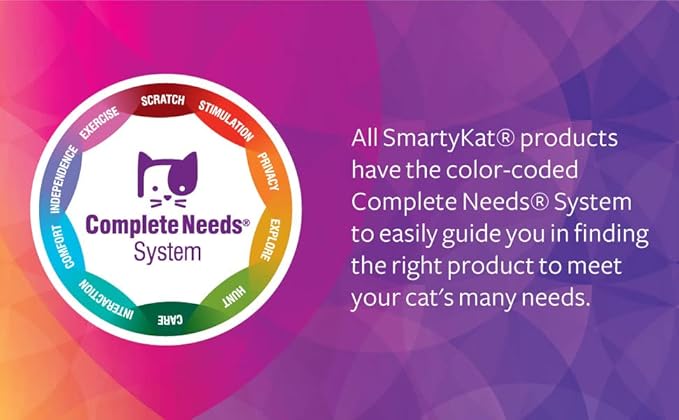 SmartyKat Scratch Ladder Angled Cat Scratcher with Catnip Infusion Technology, Versatile for Floor or Wall Use
