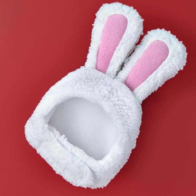 Halloween Cat Hat Bunny Rabbit Hat with Ears for Cats & Small Dogs,Easter Pet Accessory Headwear