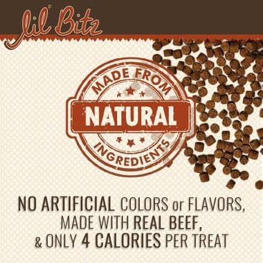 Soft & Chewy Training Treats for Dogs, Bite Size Reward Treats for Training & Positive Reinforcement, Grain Free Dog Treats Made with Real Beef, Hickory Smoked Beef Flavor, 6 Pack (4 oz Each)