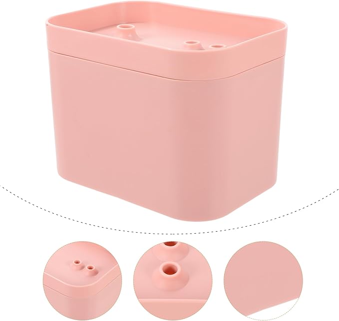HANABASS Automatic Pet Water Fountain for Cats and Dogs Dog Drinking Dispenser Stylish Pink Design with Flower Water Outlet Easy to and Maintain for Home Decor