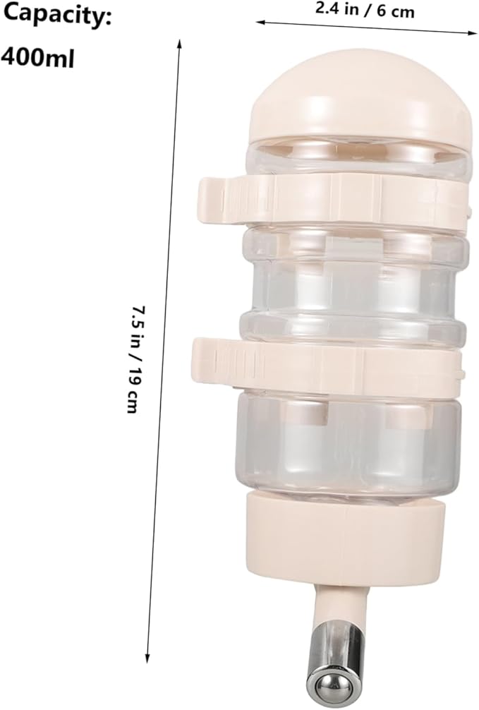 Cat Waterer Cat Feeder and Dispenser Automatic Pet Watering System Gravity-Flow Design