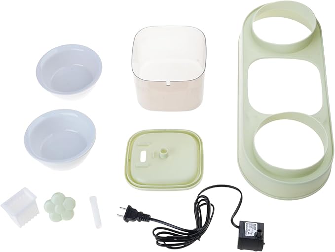 Elevating Cats Bowl Automatic Water Fountain Food AntiVomiting Dog Feeding Food Container for Small Dog Cats Pet Water Fountain