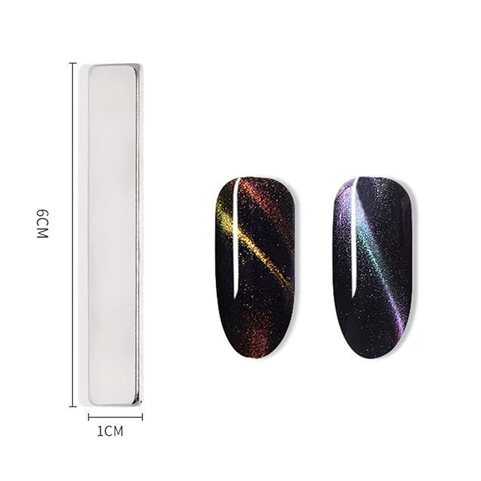 WOKOTO 9Pcs Cat Eye Magnet For Nails Uv Gel Nail Magnets For Gel Polish Magnet Pens Sticks Gradient Designs Tools Nail Art Magnets Pens For Women Nails Magnetic Stick Wands Nail Polish Magnet