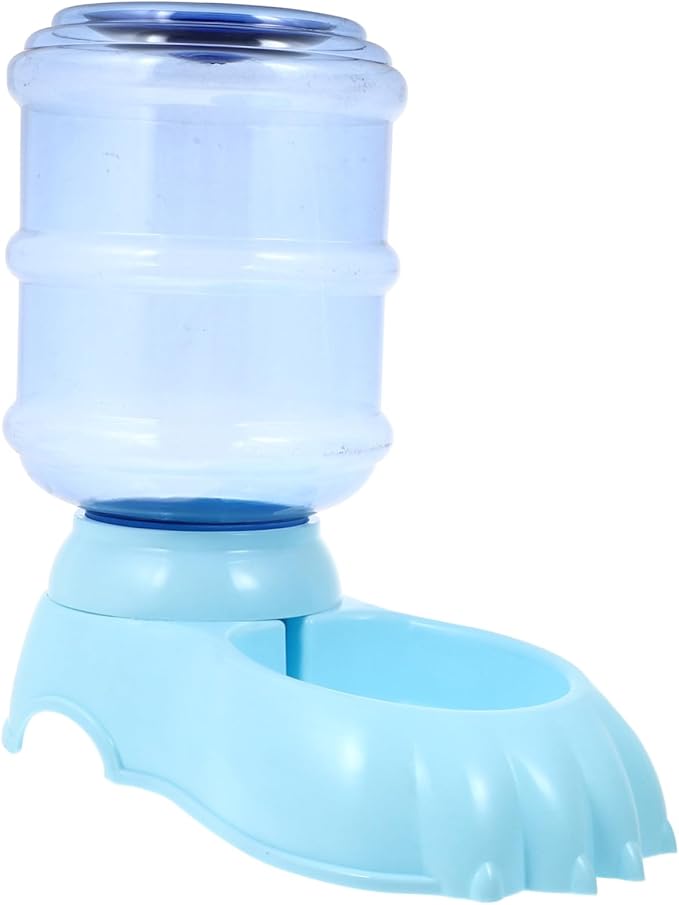 Abaodam 3.8L Automatic Dog Water Dispenser Gravity PET Water Bowl for Cats Dogs Watering System Non-Slip Base Suitable for Home Travel Random Color