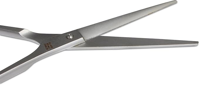 Mars Professional Ergonomic Stainless Steel Hair Cutting Shears with Fingerhook, Microserrated, 5.5" Length