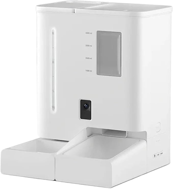Automatic 2 in 1 Cat Dog Feeder & Smart Pet Water Fountain with Camera | Pet Feeding & Watering Products(Video Version)