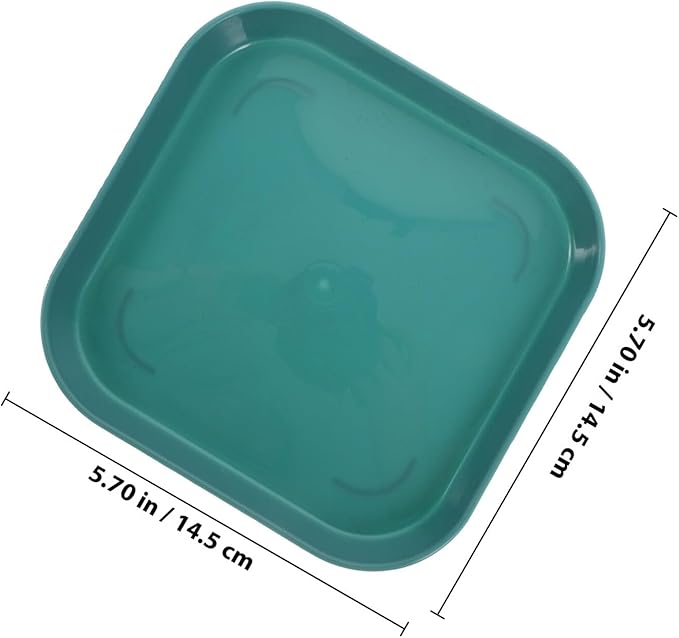 HOMSFOU 5pcs Shallow Cat Food Bowls Set Sturdy Non-breakable Pet Feeding Plates for Indoor Cats Mixed Color Suitable for Daily Feeding and Watering Random Color