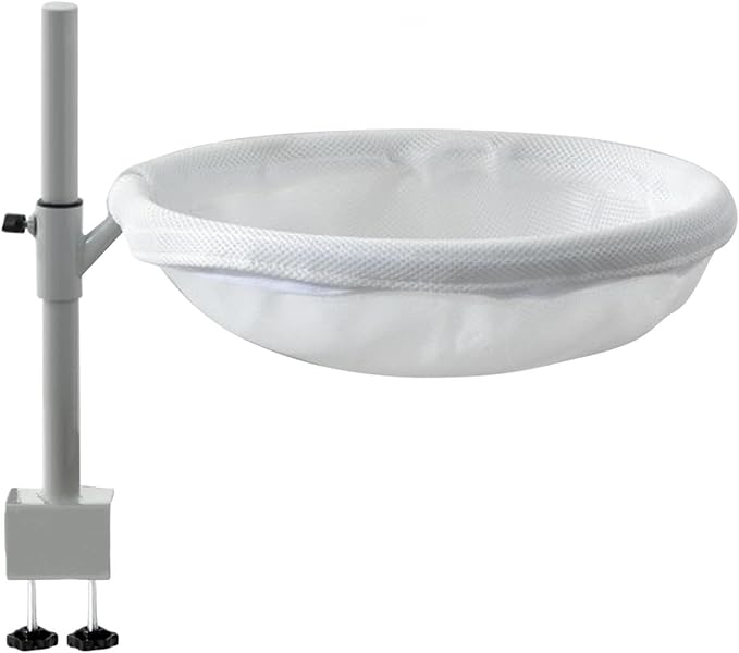 Desk Cat Bed Hammock, 360 Rotating Cat Nest Seat, Space Saving Pet Bed Mounted On Table with Washable Cushion Cover, Modern Cats Furniture for Home Office Setup Desktop Use