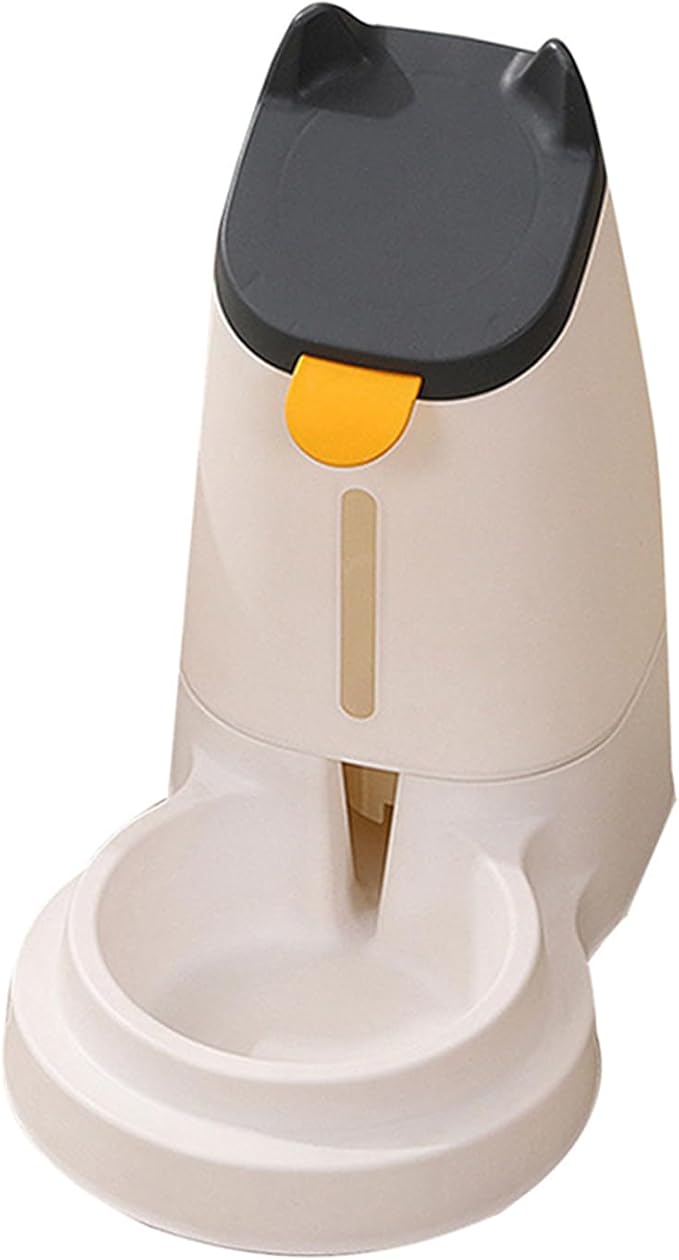 XISAOK Cat Water Feeder Cat Feeding Watering Feeder Cat Water Dispenser Cat Automatic Feeder and Water Cat Feeder