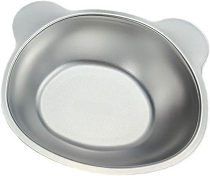 2pcs Pet Supplies for Cats and Dogs 304 Stainless Steel Water Food Plate Bowl
