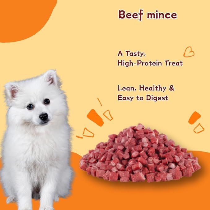 Beef Bites Dog Treats, Made with Real USA Sourced Beef, A Wholesome & Simple Limited Ingredient Soft Chew for Sensitive Stomachs, 7.05 Ounce