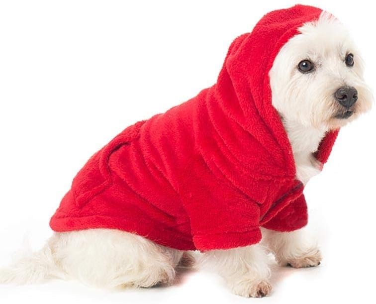 Pet Pjs - Heatwave Pet Pjs Chenille Hoodie Sweaters - Large (Fits Up to 50 lbs) - Pet - Large (Fits Up to 50 lbs)