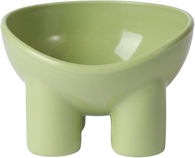 Cat Food Bowl, Cat Bowl, Hassle Food Bowl, Non Bowl for Food and Water, Green