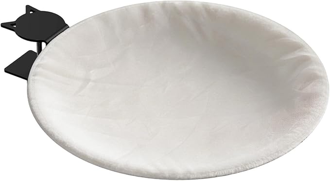 Desk Cat Bed Perch | Cat Bed with Removable Cover, Attaches to Desk, Supports Up to 60lbs, Perfect for Sleeping, Climbing, Furniture, Apartment, Home, Indoor Table, Comfortable Pet Perch