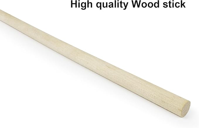 TTcat Wood Cat Wand Toy with Feather Mouse, Interactive Cat Toy for Indoor Cats Kitten to Play Chase Exercise
