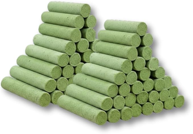 Chicken & Cat Grass Sticks for Cats, Natural Hairball Control Treats to Support Healthy Digestion, A Soft & Chewy Grain-Free Snack with Real Chicken,40 Count