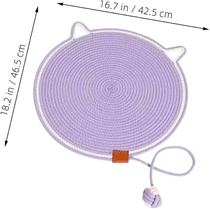 INOOMP Cat Scratcher Mat Multi-Functional Non- Floor Scratching Pad for Indoor Use Wear-Resistant Cat Bed and Scratching for Maintenance and Furniture
