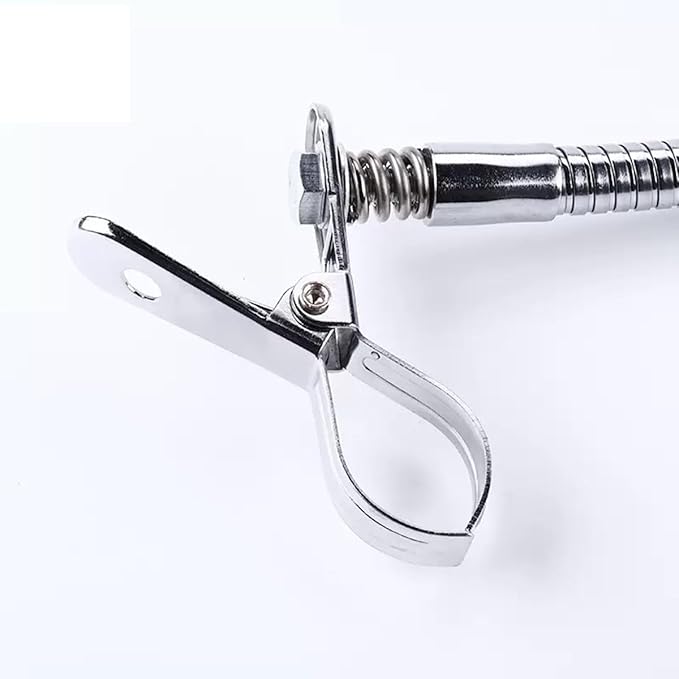 Heavy Duty Dog Pet Grooming Table Hair Dryer Stand Hose Tube Holder Hands-Free Stainless Steel Groomers Adjustable Third Arm with Clamp