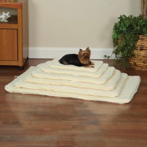 Slumber Pet Double-Sided Sherpa Mat, Small, Natural