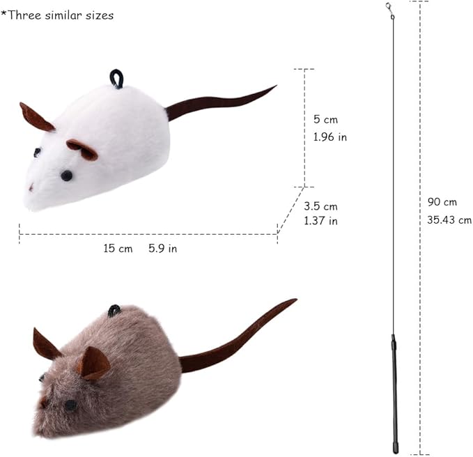 PAZ'S GIFT Cat Toys Plush Catnip Toys Cat Kick Toys Cleans Teeth Eliminates Bad Breath Adorable Kitten Teething Toys Indoor Interactive Companion Toys