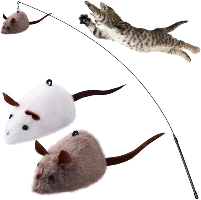 PAZ'S GIFT Cat Toys Plush Catnip Toys Cat Kick Toys Cleans Teeth Eliminates Bad Breath Adorable Kitten Teething Toys Indoor Interactive Companion Toys