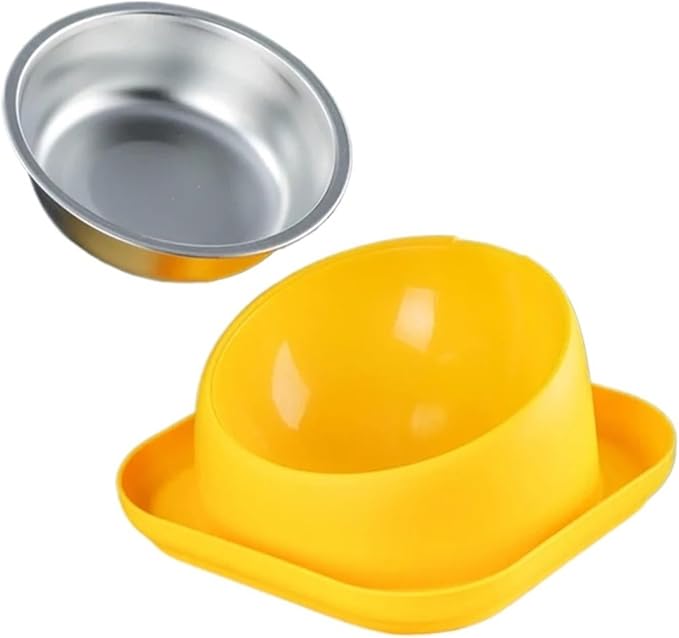 2pcs Pet Food Bowl Cat Feeder for Dogs Cats Puppy Kitten