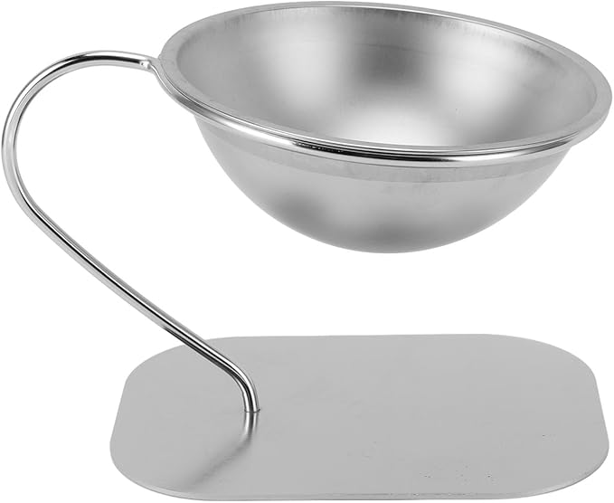 Elevated Cat Bowl Stainless Steel Tall Cat Bowl, Large Capacity, Antitilt, Suitable for Cats and Dogs.