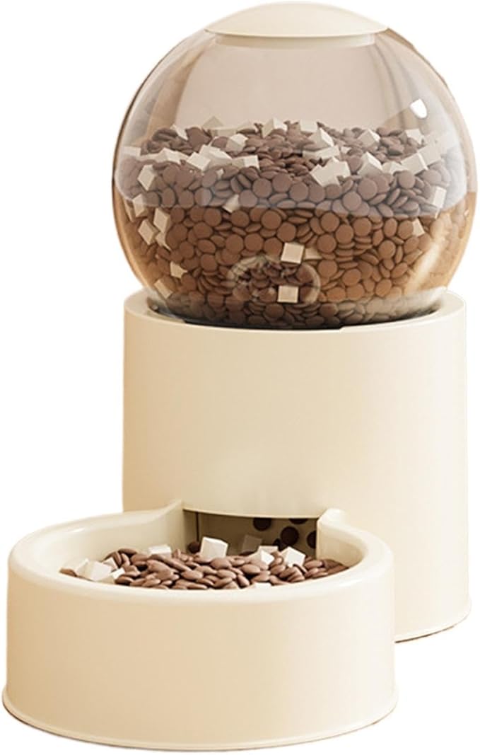 Pet Feeder - Automatic Dog Feeding Bowl | Reliable Flexible Large Capacity Puppy Water Dispenser for Home Vacation Indoor Living Room Travel Weekend Trip Backyard
